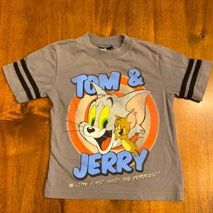 Tom & Jerry Raglan Tee, Size 5